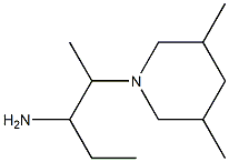 2-(3,5-dimethylpiperidin-1-yl)-1-ethylpropylamine Structure