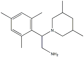  2-(3,5-dimethylpiperidin-1-yl)-2-(2,4,6-trimethylphenyl)ethan-1-amine