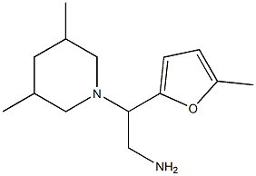 2-(3,5-dimethylpiperidin-1-yl)-2-(5-methyl-2-furyl)ethanamine