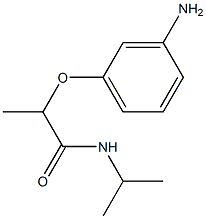 2-(3-aminophenoxy)-N-(propan-2-yl)propanamide Structure