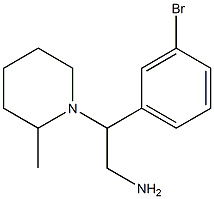 2-(3-bromophenyl)-2-(2-methylpiperidin-1-yl)ethanamine