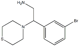2-(3-bromophenyl)-2-(thiomorpholin-4-yl)ethan-1-amine