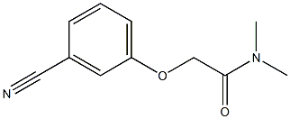 2-(3-cyanophenoxy)-N,N-dimethylacetamide Structure