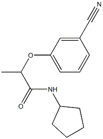 2-(3-cyanophenoxy)-N-cyclopentylpropanamide