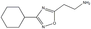 2-(3-cyclohexyl-1,2,4-oxadiazol-5-yl)ethan-1-amine Struktur
