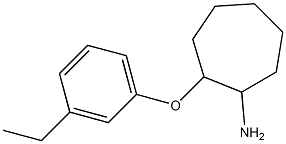 2-(3-ethylphenoxy)cycloheptan-1-amine Structure