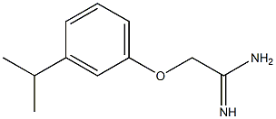 2-(3-isopropylphenoxy)ethanimidamide