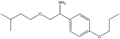 2-(3-methylbutoxy)-1-(4-propoxyphenyl)ethan-1-amine Structure