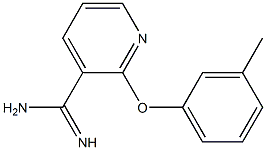 2-(3-methylphenoxy)pyridine-3-carboximidamide
