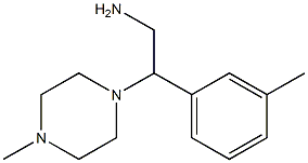 2-(3-methylphenyl)-2-(4-methylpiperazin-1-yl)ethanamine