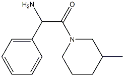 2-(3-methylpiperidin-1-yl)-2-oxo-1-phenylethanamine 结构式