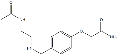 2-(4-{[(2-acetamidoethyl)amino]methyl}phenoxy)acetamide Structure