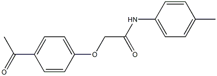 2-(4-acetylphenoxy)-N-(4-methylphenyl)acetamide