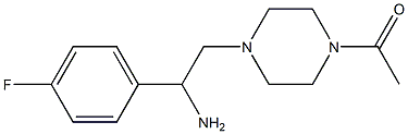 2-(4-acetylpiperazin-1-yl)-1-(4-fluorophenyl)ethanamine