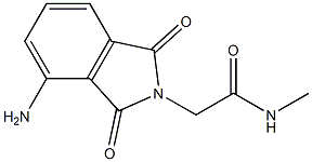 2-(4-amino-1,3-dioxo-2,3-dihydro-1H-isoindol-2-yl)-N-methylacetamide Structure