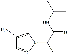 2-(4-amino-1H-pyrazol-1-yl)-N-(propan-2-yl)propanamide