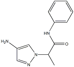 2-(4-amino-1H-pyrazol-1-yl)-N-phenylpropanamide