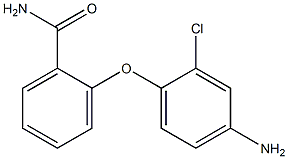 2-(4-amino-2-chlorophenoxy)benzamide Structure