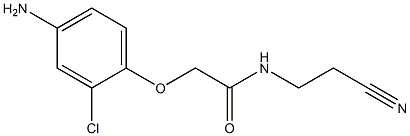 2-(4-amino-2-chlorophenoxy)-N-(2-cyanoethyl)acetamide