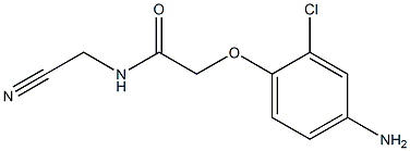 2-(4-amino-2-chlorophenoxy)-N-(cyanomethyl)acetamide|