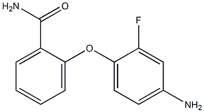 2-(4-amino-2-fluorophenoxy)benzamide Structure