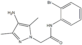 2-(4-amino-3,5-dimethyl-1H-pyrazol-1-yl)-N-(2-bromophenyl)acetamide