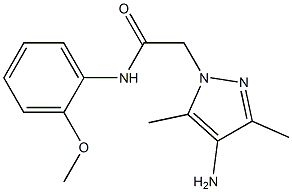 2-(4-amino-3,5-dimethyl-1H-pyrazol-1-yl)-N-(2-methoxyphenyl)acetamide