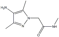 2-(4-amino-3,5-dimethyl-1H-pyrazol-1-yl)-N-methylacetamide Structure