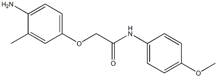 2-(4-amino-3-methylphenoxy)-N-(4-methoxyphenyl)acetamide|