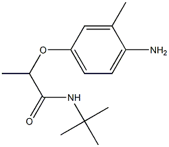 2-(4-amino-3-methylphenoxy)-N-tert-butylpropanamide Structure