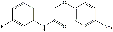 2-(4-aminophenoxy)-N-(3-fluorophenyl)acetamide