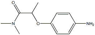 2-(4-aminophenoxy)-N,N-dimethylpropanamide 结构式