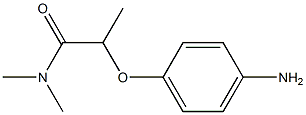 2-(4-aminophenoxy)-N,N-dimethylpropanamide Structure