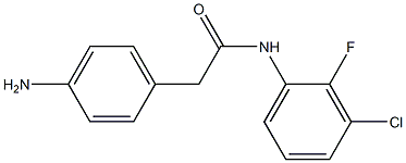  2-(4-aminophenyl)-N-(3-chloro-2-fluorophenyl)acetamide