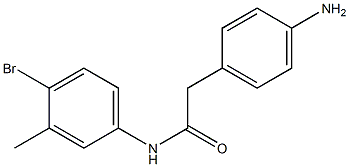 2-(4-aminophenyl)-N-(4-bromo-3-methylphenyl)acetamide