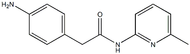 2-(4-aminophenyl)-N-(6-methylpyridin-2-yl)acetamide|