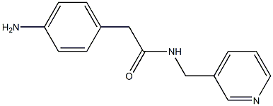 2-(4-aminophenyl)-N-(pyridin-3-ylmethyl)acetamide|