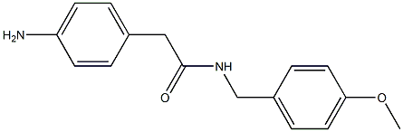 2-(4-aminophenyl)-N-[(4-methoxyphenyl)methyl]acetamide