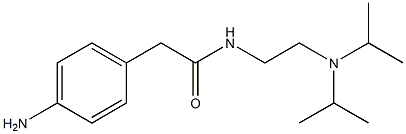  2-(4-aminophenyl)-N-{2-[bis(propan-2-yl)amino]ethyl}acetamide