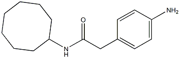 2-(4-aminophenyl)-N-cyclooctylacetamide