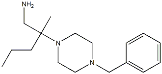 2-(4-benzylpiperazin-1-yl)-2-methylpentan-1-amine Structure