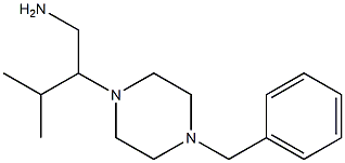 2-(4-benzylpiperazin-1-yl)-3-methylbutan-1-amine,,结构式