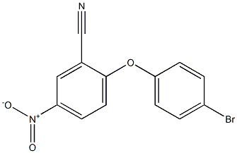 2-(4-bromophenoxy)-5-nitrobenzonitrile,,结构式