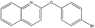 2-(4-bromophenoxy)quinoline Struktur