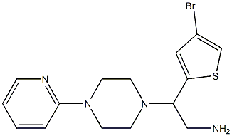 2-(4-bromothiophen-2-yl)-2-[4-(pyridin-2-yl)piperazin-1-yl]ethan-1-amine