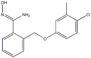 2-(4-chloro-3-methylphenoxymethyl)-N'-hydroxybenzene-1-carboximidamide|