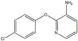 2-(4-chlorophenoxy)pyridin-3-amine,,结构式