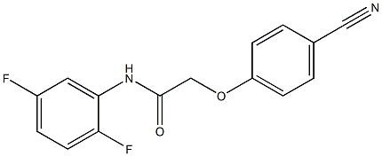 2-(4-cyanophenoxy)-N-(2,5-difluorophenyl)acetamide|
