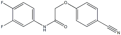 2-(4-cyanophenoxy)-N-(3,4-difluorophenyl)acetamide