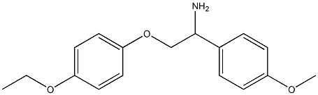 2-(4-ethoxyphenoxy)-1-(4-methoxyphenyl)ethanamine,,结构式